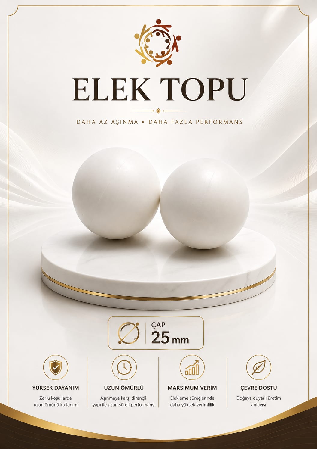 Elek Topu cap 25mm